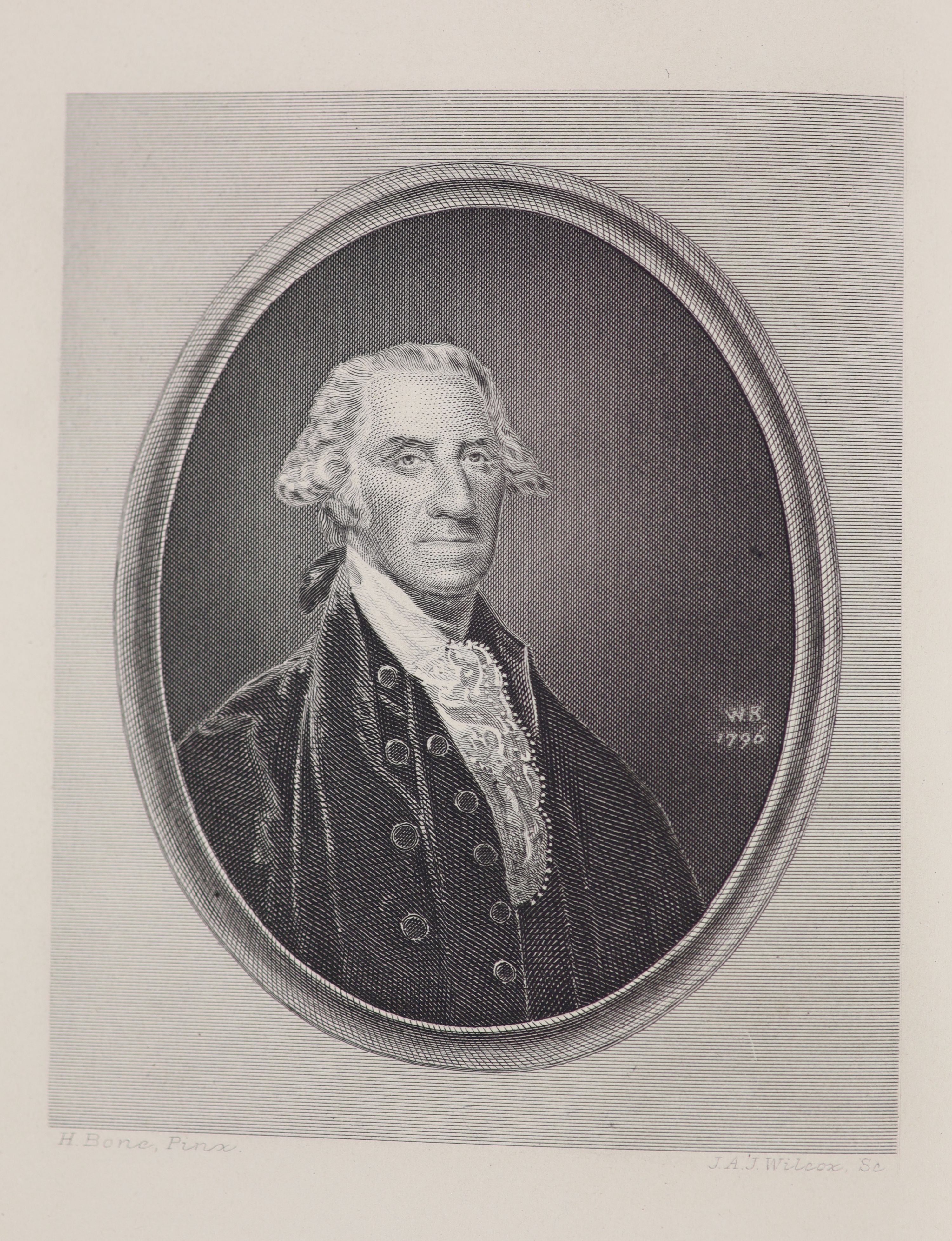 Fiske, John - The American Revolution. 2 vols. 15 plates, with guards to the 2 frontis. Red cloth with gilt letters direct and gilt top edge. Houghton Mifflin Company, Boston and New York, 1891.